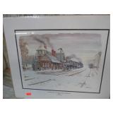 CASEY HOLTZINGER SUFFOLK RAILROAD PRINT