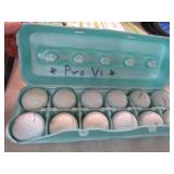 12 TITLEIST PRO VI GOLF BALLS