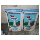 2-- WELCOME YARD SIGNS