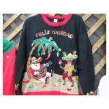 FELIZ NAVIDAD "UGLY" SWEATER -- L(12-14)