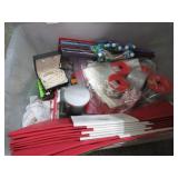 CHRISTMAS DECOR, GIFT BAGS, ETC