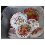 ASSORTED PAPER PLATES & BOWLS