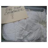 STORAGE TUB W/ KING COMFORTER