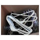 VELVET COVERED CLOTHES HANGERS