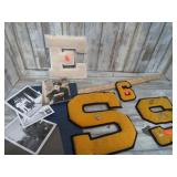 VARSITY LETTERS & VINTAGE NAVY PHOTOGRAPHS