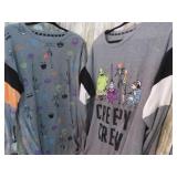 NIGHTMARE BEFORE CHRISTMAS & HALLOWEEN SHIRTS -L