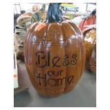 BLESS OUR HOME FALL PUMPKIN DECOR