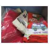 FLIP TOP TUB W/ MISC