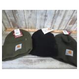 3-- KNIT HATS -- NEW W/ TAGS -- 2(CARHARTT)