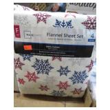 FULL FLANNEL 4pc SHEET SET