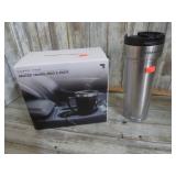 STARBUCKS CUP & HEATED TRAVEL MUG