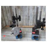 2-- MAGNETIC INDICATOR BASE & 1"X.001" DIAL INDICA