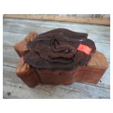 WOODEN FLOWER PUZZLE BOX