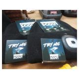 4-- KNITE HATS W/ LED LIGHT