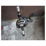 JOHNNY MORRIS CARBONLITE FISHING ROD & BAIT CASTER