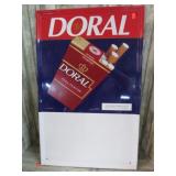 METAL DORAL CIGARETTE SIGN