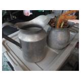 VINTAGE MILK PITCHERS & CAKE CARRIER