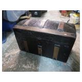 ANTIQUE CAMELBACK TRUNK