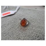 STERLING SILVER RING -- 5