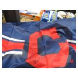 CLEVELAND INDIANS / PEPSI FLAG W/ SIGNATURES