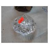 WATERFORD CRYSTAL DIAMOND PAPERWEIGHT