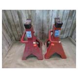 PAIR-- 3 TON JACK STANDS