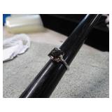 STERLING SILVER RING W/ STONE -- 5