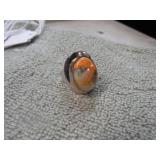 STERLING SILVER RING W/ STONE -- 6