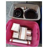 2-- TUBS 00 AVON RUBY RED, ETC GLASSWARE