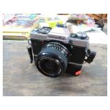 MINOLTA XG7 35mm CAMERA W/ WINDER & LENSES