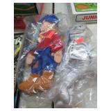 WIZARD OF OZ SCARECROW & TIN MAN DOLLS