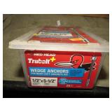 1/2" X 5 1/2" RED HEAD ANCHORS