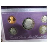 1988, 1989 & 1990 U.S. MINT PROOF COIN SETS