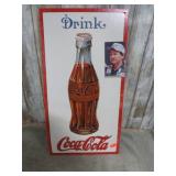 METAL COCA COLA SIGN & DALE EARNHARDT MAGNET