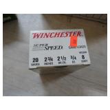20ga 2 3/4" #8 SHOTGUN SHELLS