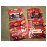 6-- DIECAST COCA COLA TRUCKS