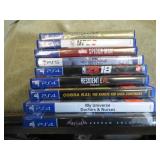 10-- SONY PLAYSTATION PS4 VIDEO GAMES
