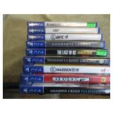 9-- SONY PLAYSTATION PS4 VIDEO GAMES