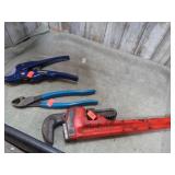 WIRE, TUBING CUTTERS & PIPE WRENCH