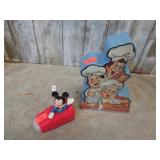 MICKEY MOUSE VIEWER & CEREAL COIN BANK