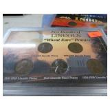 5 DECADES OF LINCOLN WHEAT PENNIES SET