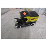 DIECAST PENNZOIL TRUCK COIN BANK