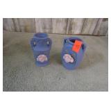 2-- MINI OCCUPIED JAPEN VASES