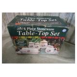 STONEWARE TABLE TOP SET