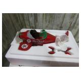 DIECAST TEXACO 1940 AIR KING PEDAL PLANE
