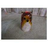 ART GLASS OWL PAPER WEIGHT
