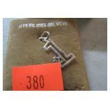 STERLING SILVER #1 PENDANT