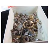 ASSORTED EARRINGS -- SOME STERLING SILVER