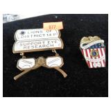 LIONS CLUB PINS