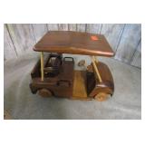WOODEN GOLF CART